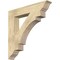 Ekena Millwork Merced Traditional Rough Sawn Bracket, Douglas Fir, 6"W x 38"D x 38"H BKT06X38X38MRC01RDF - alternate 1